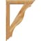 Ekena Millwork Funston Traditional Rough Sawn Bracket w/ Offset Brace, Western Red Cedar, 6"W x 30"D x 42"H BKT0604X30X42FST01RWR - alternate 4